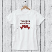 T-shirt Coeur de l'enseignant