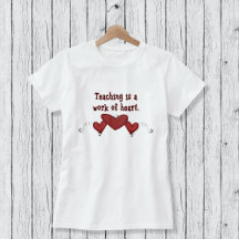 T-shirt Coeur de l'enseignant