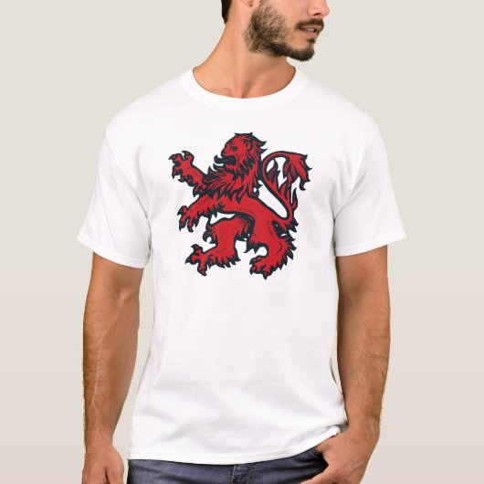 T-shirt coeur de lion (Devant)