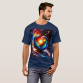 T-shirt Coeur de l'univers (Devant entier)