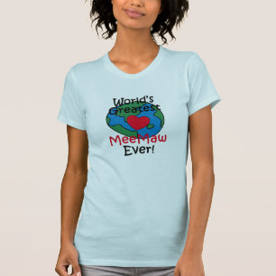 T-shirt Cœur de MeeMaw le plus Grand au Monde
