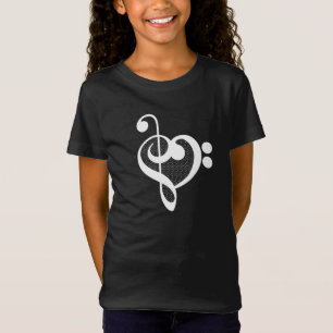 T-Shirt Coeur de musique - I Love Music