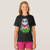 T-shirt Cœur de Panda (Devant entier)
