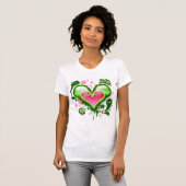 T-shirt Coeur de pastèque (version 2) (Devant entier)