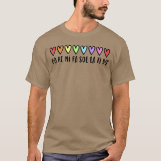 T-shirt Cœur de professeur de musique Enseignement de la m