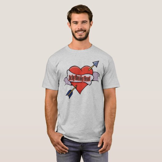 T-shirt Coeur de rupture d'Achy (Devant entier)