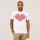 T-shirt Coeur de Saint-Valentin (Devant entier)
