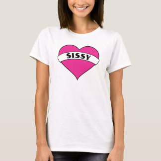 T-shirt Coeur de Sissy
