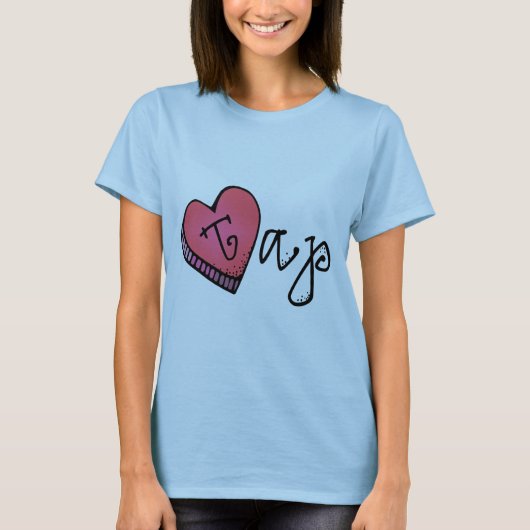 T-shirt Coeur de sucrerie du robinet | d'amour (Devant)