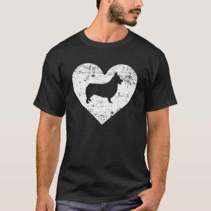 T-shirt Cœur de Welsh Corgi Pembroke