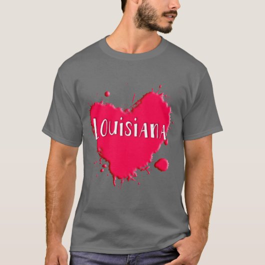 T-shirt Cœur d'éclaboussure (Devant)