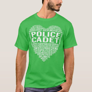 T-shirt Coeur des cadets de la police