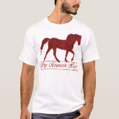 T-shirt Coeur des Chevaux des Rocheuses (Devant)