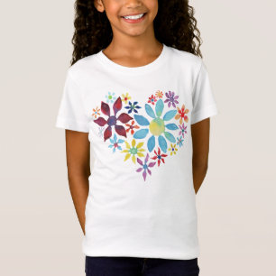 T-Shirt Coeur des fleurs