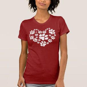 T-shirt Coeur des pattes