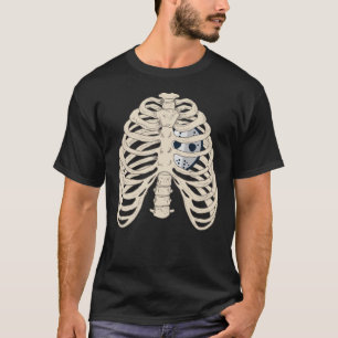 T-shirt Coeur d'hockey