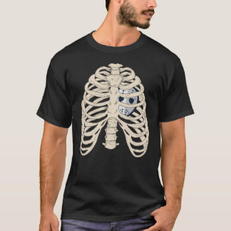 T-shirt Coeur d'hockey