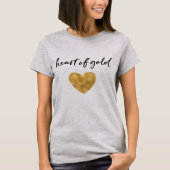 T-shirt Coeur d'or (Devant)