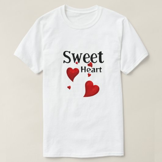 T-shirt Coeur doux (Design devant)