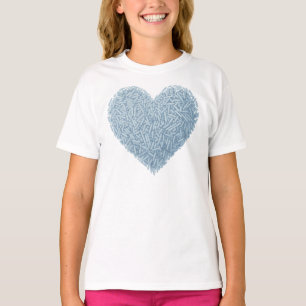 T-shirt Coeur doux Saupoudrer bébé