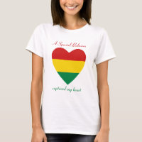 T-Shirt Cœur Drapeau Bolivie
