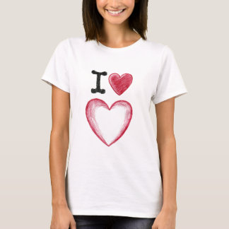 T-shirt Coeur du coeur I (a.k.a. J'aime l'amour)
