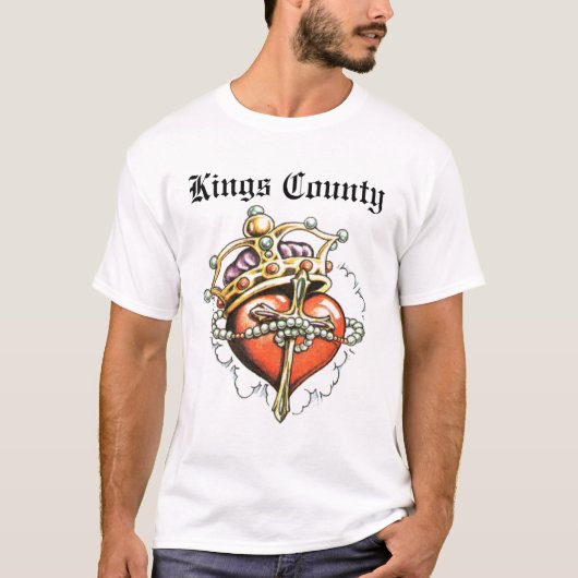 T-shirt Coeur du comté de Kings (Devant)