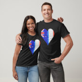 T-shirt Coeur du drapeau australien (Unisexe)