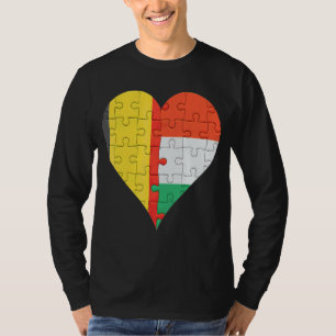 T-shirt Coeur du drapeau hongrois belge