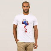 T-shirt Coeur du guerrier philippin (Devant entier)