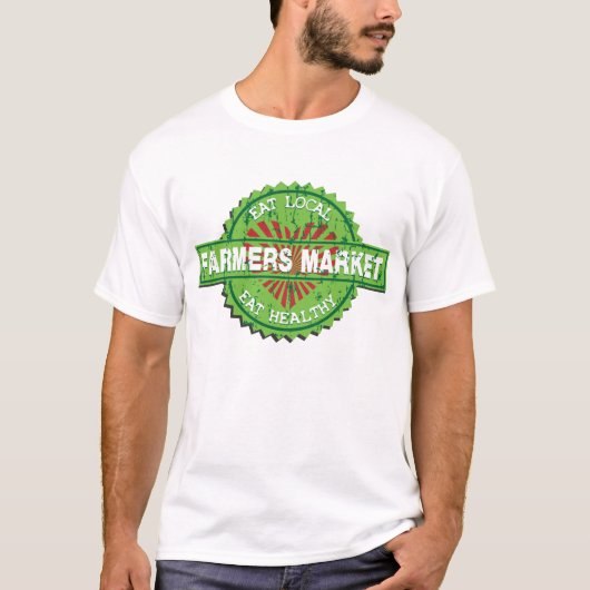 T-shirt Coeur du marché d'agriculteurs (Devant)