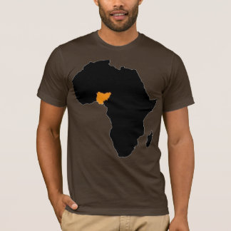 T-shirt Coeur du Nigéria de l'Afrique