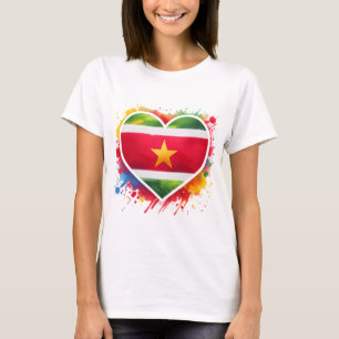 T-shirt Coeur du Suriname