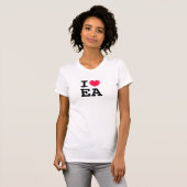 T-shirt coeur, ea, I (Devant entier)