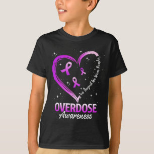 T-shirt Coeur En Août Nous Portons Une Sensibilisation À L
