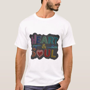 T-shirt Coeur et âme
