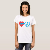 T-shirt Cœur et clé (Devant entier)