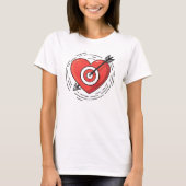 T-shirt Coeur et flèche (Devant)