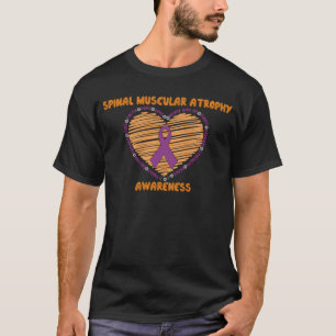 T-shirt Coeur et ruban de SMA