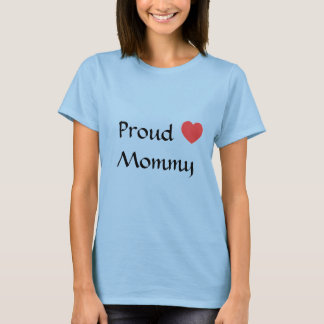 T-shirt coeur, Fier maman
