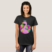 T-shirt Coeur Flamant rose (Devant entier)