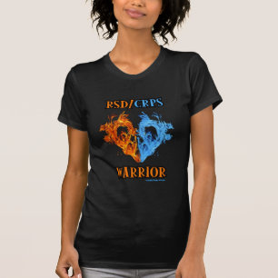T-shirt Coeur/Flammes...RSD/CRPS