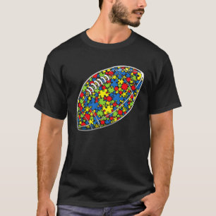T-shirt Cœur Football Autisme Sensibilisation Sport Amour