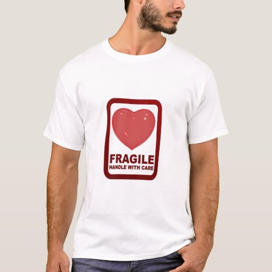 T-shirt Coeur fragile (Devant)