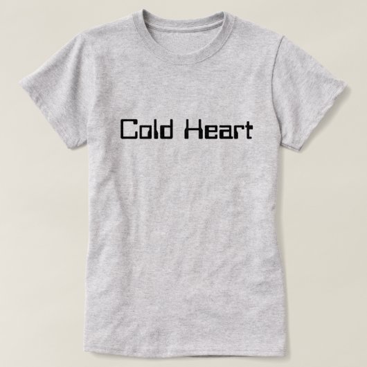 T-shirt Coeur froid (Design devant)