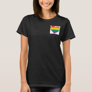 T-shirt Coeur gay pride