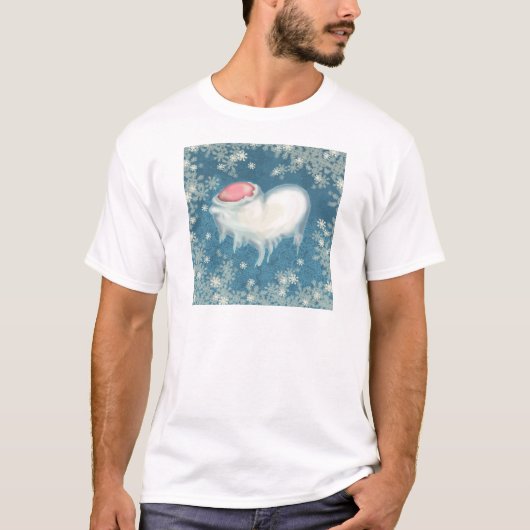 T-shirt Coeur gelé (Devant)
