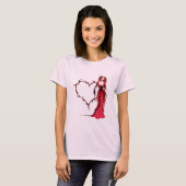 T-shirt Coeur gothique (Devant entier)