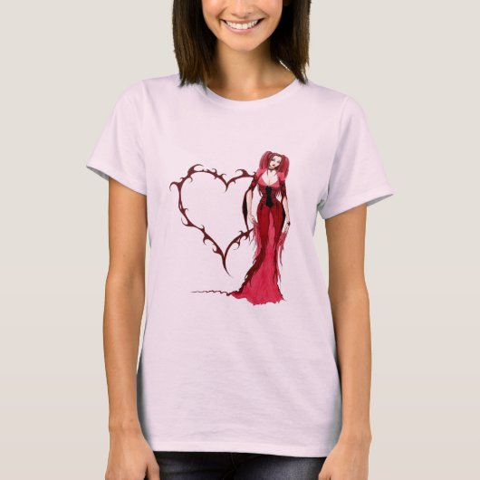 T-shirt Coeur gothique (Devant)