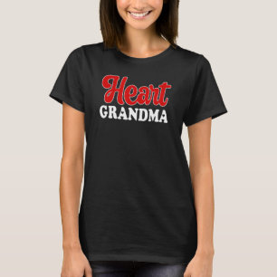T-shirt Coeur Grand-mère CHD Guerrier Grand-mère Coeur con
